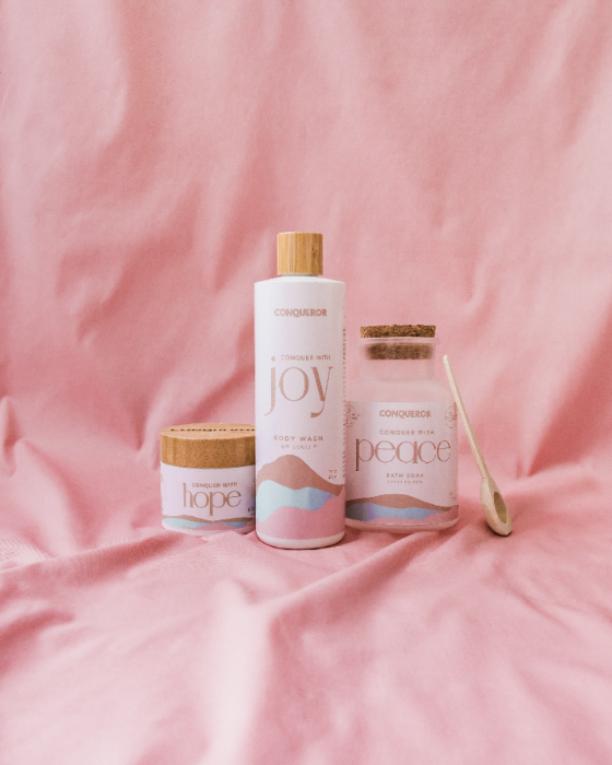 The Conqueror skincare bundle